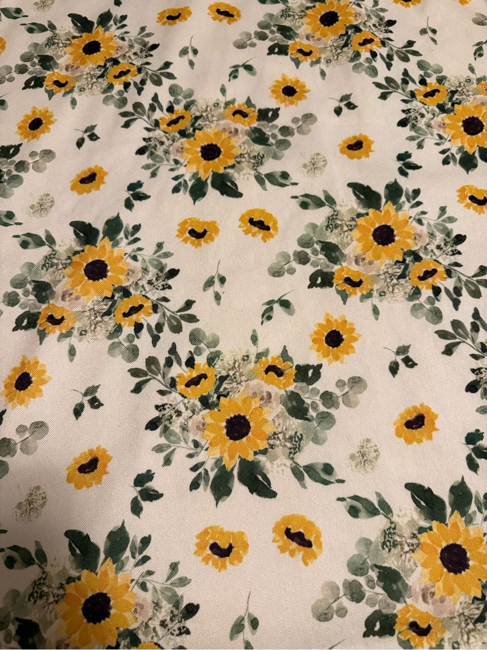 Sunflower tablecloth